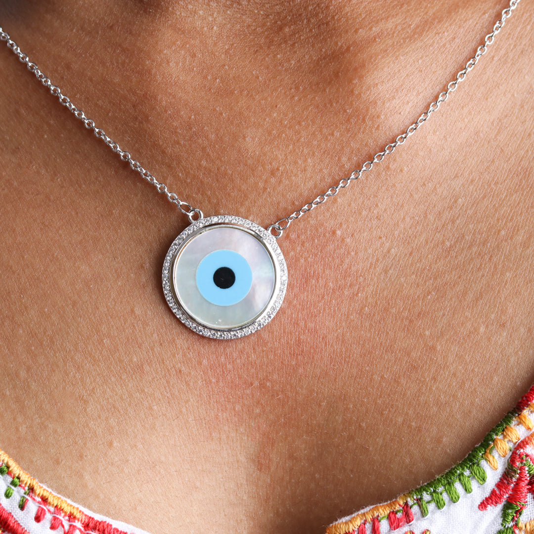 Evil Eye Nazarbattu Neckpiece